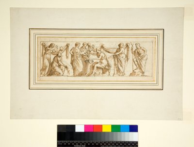 Copia da un rilievo antico che mostra un sacrificio da Pietro Santi Bartoli